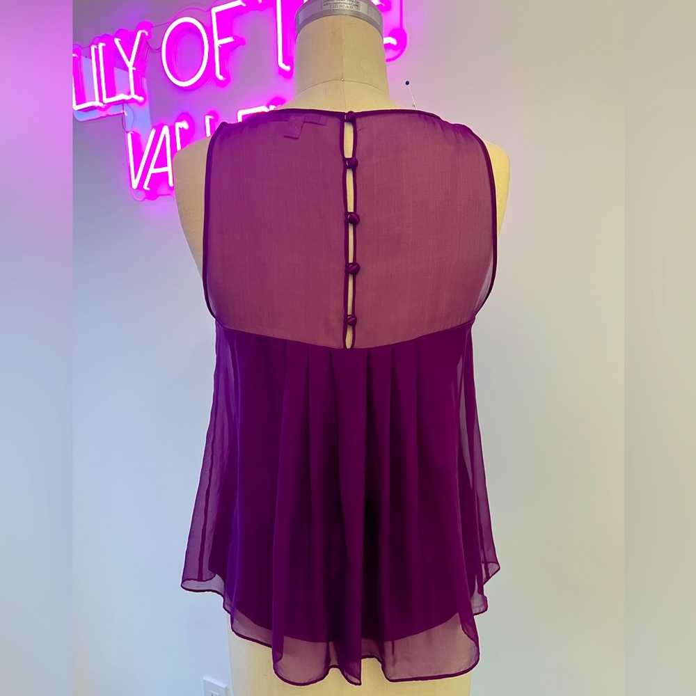Rebecca Taylor silk chiffon blouse